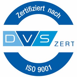 Logo DVS Zertifizirt nach ISO 9001
